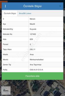 Kuyuluk'ta Satılık İmarlı Arsa.