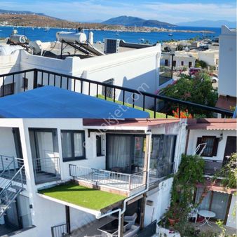 Bodrum Bitez Asarlık Mevkiinde Satılık 4+1 Deniz Manzaralı Tripleks Villa