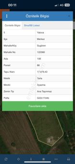 Alya Emlaktan Satılık Tarla Sugören Köyu