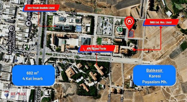 Remax Mid Paşaalanı Satılık Köşe Parsel Arsa