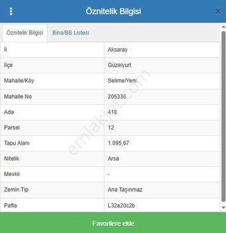 Selime' De Yola Yakın Güzel Konumda Satılık Köşe Parsel.