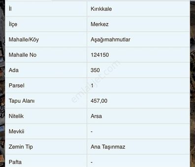 Seven Gayrimenkulden Acill Satılık Arsa