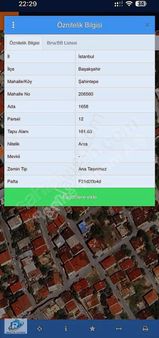 Başakşehir Şahintepede Satılık 162 M2 Arsa