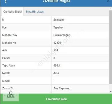 Özbey Emlaktan Sulukaraağaç'da Köy İçinde Hazır Bahçe