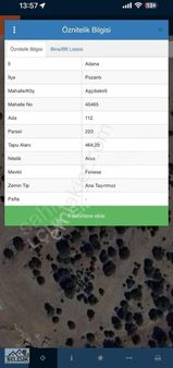 Pozantı Selçuk Emlaktan Fenese Yaylasında 464 M2 İmarlı Arsa
