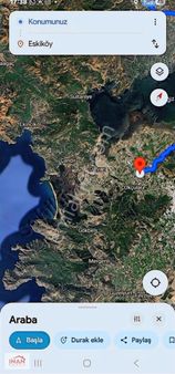 Dalyan'a 5 Km Mesafede İçinde 2 Ev Bulunan Arsa