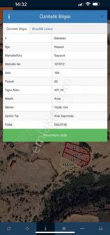 Balıkesir Kepsut Sayacıkta Satılık 4 Adet Arsa Toplam 1870 M²