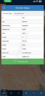 Edremit Doğanlarda Satılık 766 M2 Müstakil Parsel