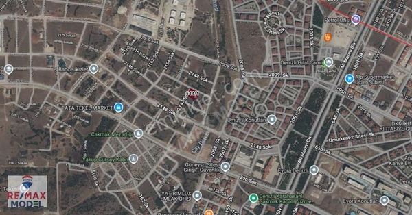 Remax Model'den Çakmak'ta 1477m² Yatırımlık Satılık Arsa