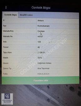 Kızılcahamam Çeçtepe De Satılık Tarla