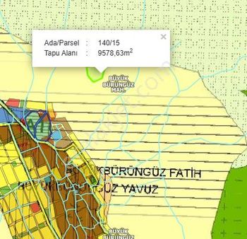 Satılık Büyükbürüngüz De Konut Alanında 9,5 Dönüm Bahçe