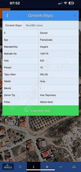 Pamukkale Irlıganlıda Konut İmarlı Satılık Arsa