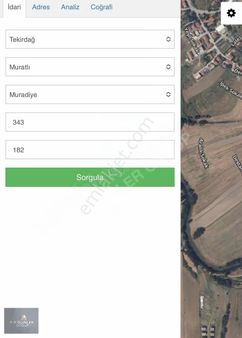 Akgünler Grouptan Tekirdağ Muratlı Da Satılık Hisseli Tarla