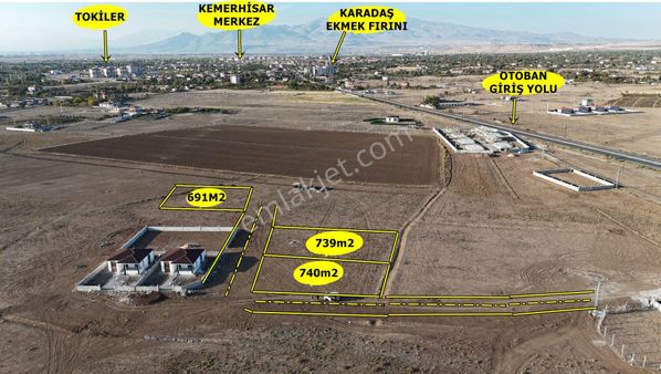 E.gökal Kemerhisar Tepe Yazlık Bölgesi 691 M2 Harika Konum !