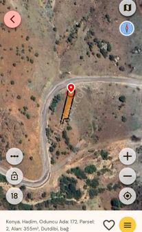 Konya Hadim Oduncu Köyü Yatırıma Uygun Bağ