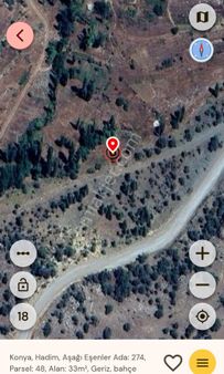 Konya Hadim Aşağıeşenler Satılık Yatırıma Uygun Bağ/