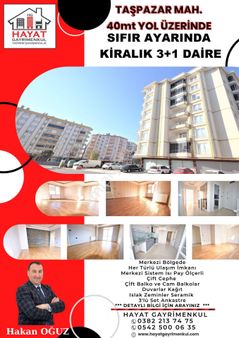 Taşpazar Mahallesinde Fırsat Kiralık Bakımlı Ara Kat 3+1 Daire