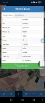 Fazel Den Satılık 5203 Metrekare Tarla Yatırım Fırsati