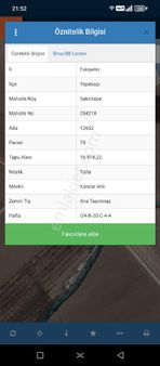 Fazel Den Satılık Hisse Tarla 5639 Metrekare