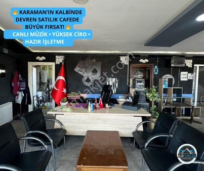 🔥 Karaman’ın Kalbinde(ismet Paşada)devren Satılık Cafede Büyük Fırsat! 🔥