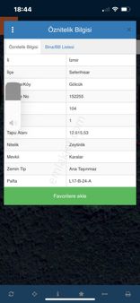 Seferihisar Gölcükte Zeytinlik