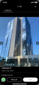 Uydukent Emlaktan Satılık Dap Dalga Kule Stüdyo Daire/cevizli