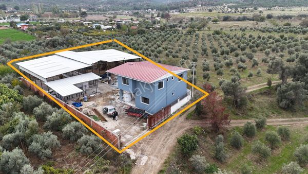 İzmir Menderes Dereköyde 1300 M2 Arsa İçinde Ev Dam Kiralık Çiftlik