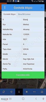 Aksaray Mah Satılık Arsa