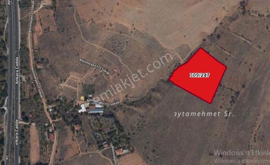 Global'den Özbağ'da İmar Sınırında Satılık 11000 Metre Bağ