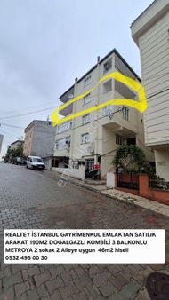 Satılık Ara Kat 190m2 Dogalgazlı Kombili 3 Balkonlu Realty İstanbul Gayrimenkul Emlaktan