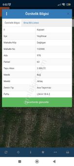 Kaçmaz Emlaktan Yeşilhisarda Satılık Bağ