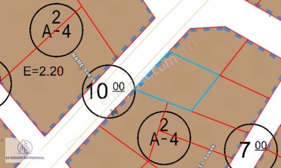 Çankaya Mahallesi 250 M2 4 Kat İmarlı Ayrık Nizam Arsa