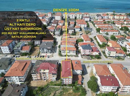İşlek Cadde Üzerinde 200 M2 Üst Kat İş Yeri Alt Katı Depo Dükkan
