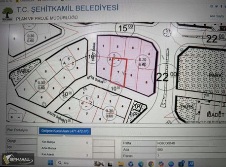 Beymahall Aktoprak Güzel Konumda Takaslı Villa Arsası