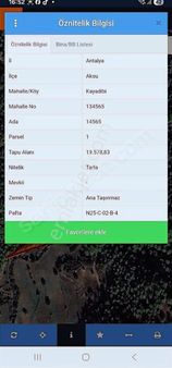 Antalya Aksu Kayadibi Satılık Tarla