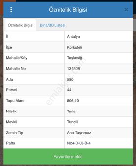 Taşkesiği Mah.'de Köyiçine Yakın Uygun Tarla
