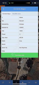 Sarıçam Göztepe'de 485 M2 Tek Tapu İmarlı Arsa!!