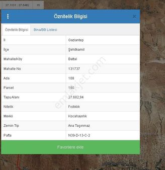 Delen Gayrimenkul'den Battal'da Fırsat Yatırımlık Yer