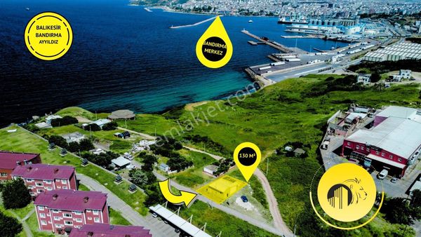 🟨⬛ Bandırma Ayyıldız'da Deniz Manzaralı,bahçeli Satılık 2+1 Müstakil Ev⬛🟨