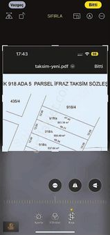 Ata Gayrimenkul,den Alt Yapılı Parke Yola Cephe 1113m2 Arsa