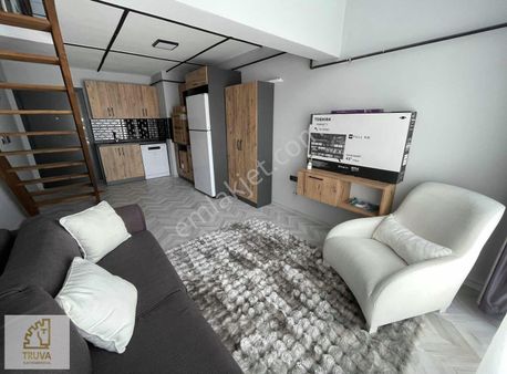 Truva//onur Gündüzcü'den Deniz Manzaralı Sıfır Eşyalı Loft Daire