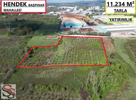 Hendek Başpınar Mah. Yatırımlık İmar Sınırında 11.234 M² Tarla