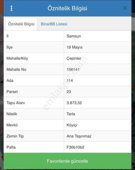 Satılıkyol Üzeri Nebiyanda Tarla