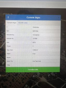 Şahinbey Yamaçtepe De Satılık 317mtr Hisse