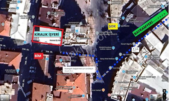 Hierapolis 'ten Bayramyerinde 340m² Kiralık İşyeri