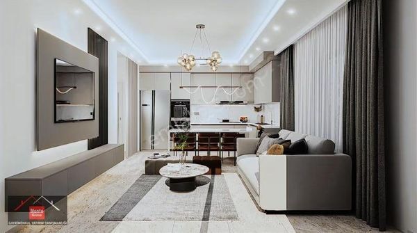 Monte Den Takasa Açık Yaşam Alanlı Rezidansında Fırsat 2+1