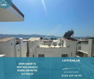 Didim Fevzipaşa’da Denize Sadece 200 Metre 4+1 Satılık Yazlık