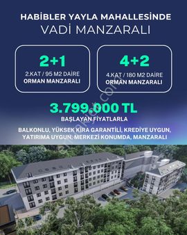 Özgür İnşaat’tan Habibler Yayla Mah Sıfır Otoparklı Ara Kat Daireler