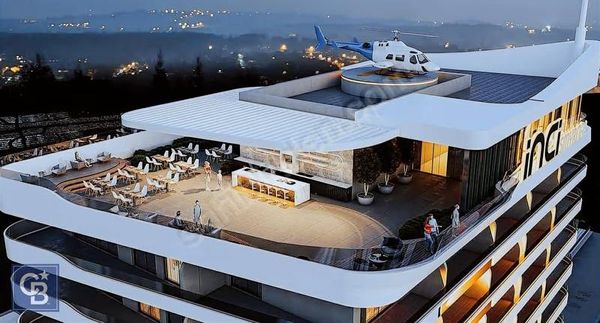 İzmir İnci Smyrna'da Deniz Manzaralı 1+1 Daire