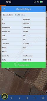 Ufkun'dan Şahinbey Yığmatepe Yatırımlık Fırsat Bağ Evlik Arsa